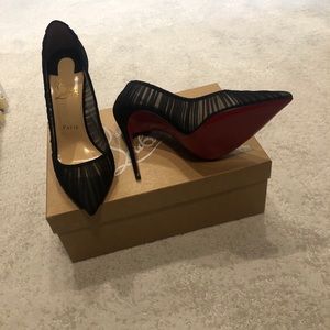 Brand new Christian Louboutin 100 heels